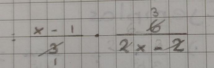  (x-1)/3 · frac (frac )^32x