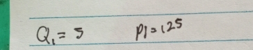 Q_1=5 PI=125