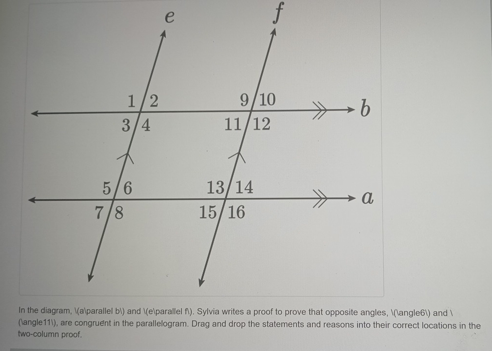 two-column proof.