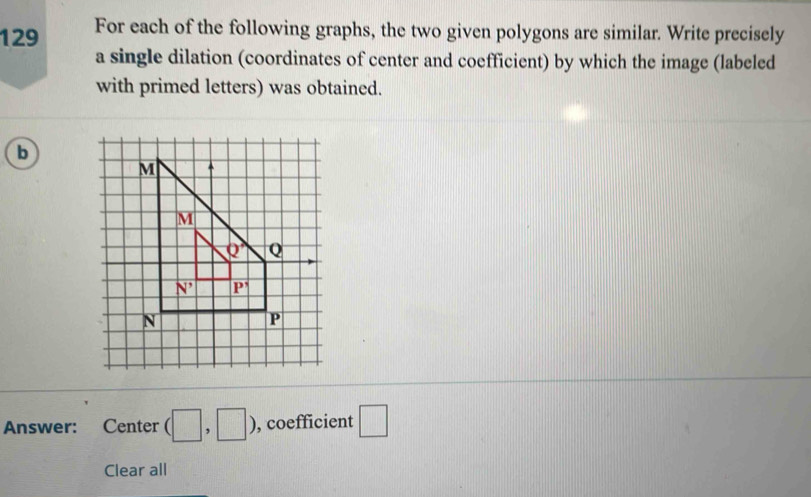 Solved: 129 For each of the following graphs, the two given polygons ...
