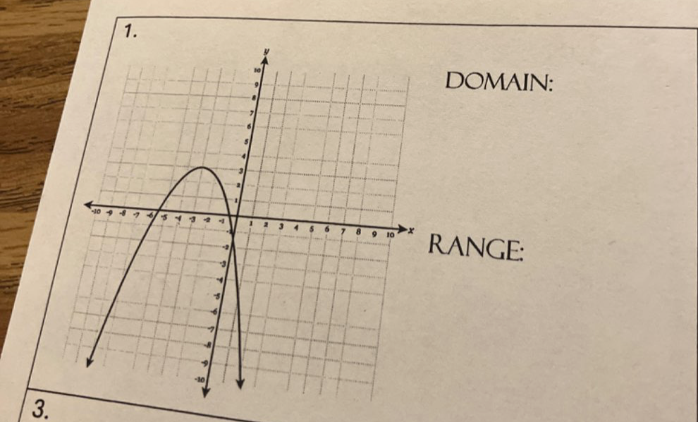 DOMAIN: 
RANGE: 
3.