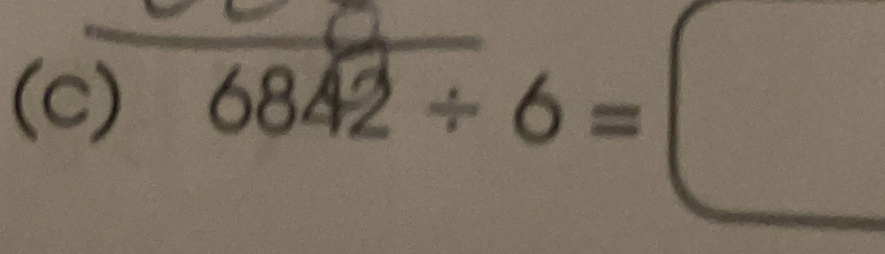 6842/ 6=