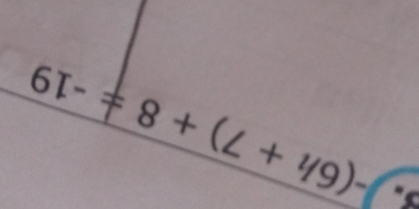 6T-!= 8+(L+49)-