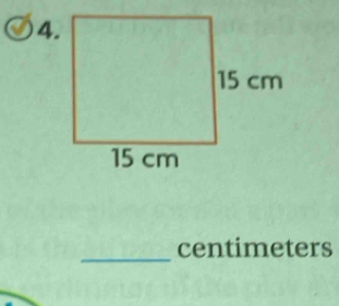 centimeters