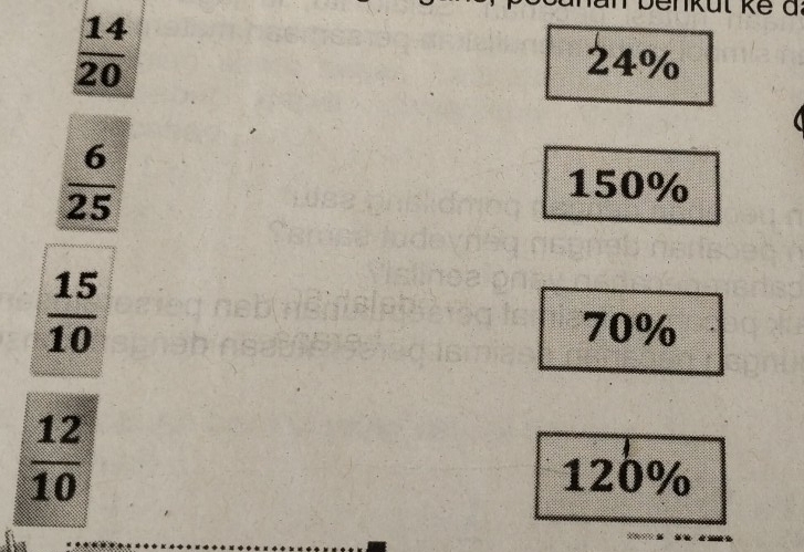  14/20  24%
 6/25 
150%
 15/10  70%
 12/10 
120%