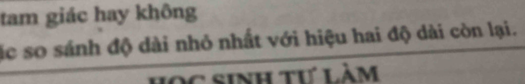 tam giác hay không 
ác so sánh độ dà 
frac Inhonhatvoihieuhatdodatconle  i.