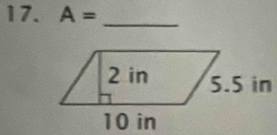 A= _