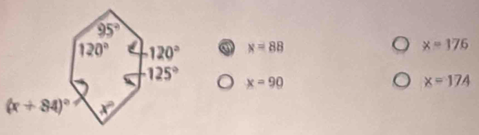 x=88
x=176
x=90
x=174