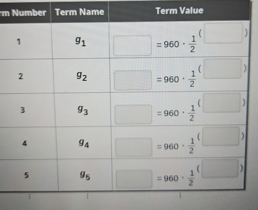 rmTerm Value