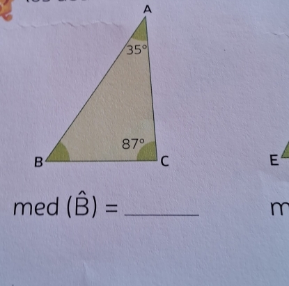 med(hat B)=
m