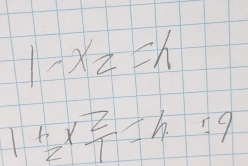 1-x_2=h
1+_2*  2/1 =h:9