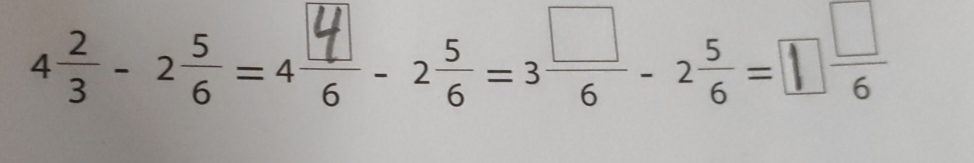 -2=4-2÷=3÷-2=□。