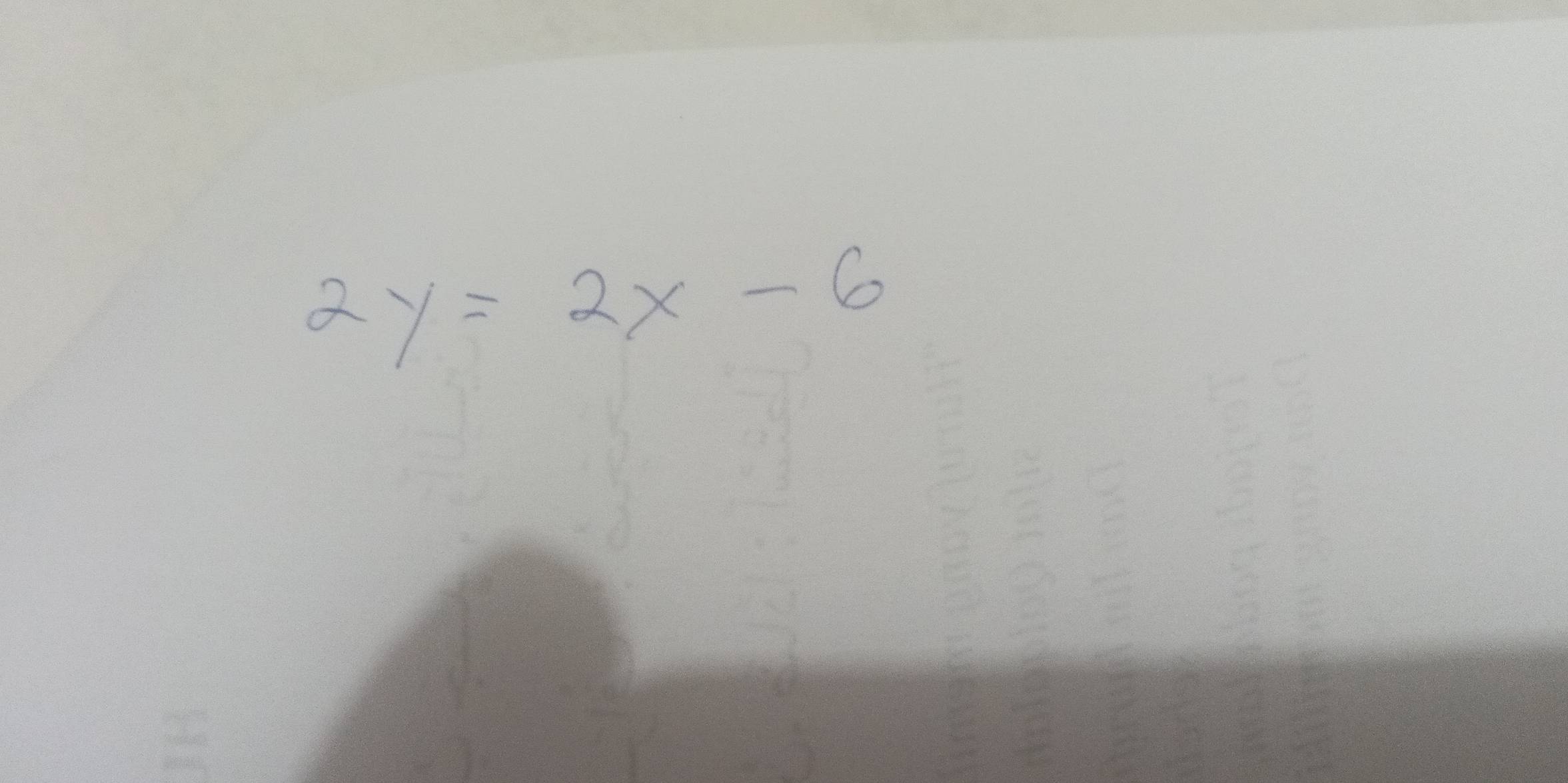 2y=2x-6