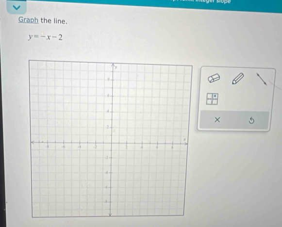 Graph the line.
y=-x-2
×