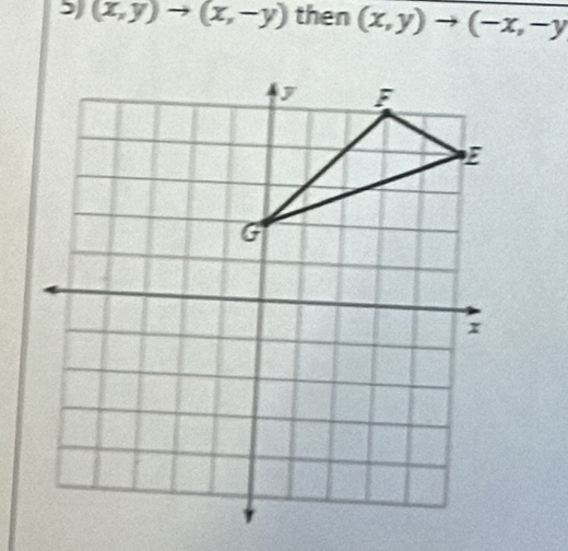 (x,y)to (x,-y) then (x,y)to (-x,-y