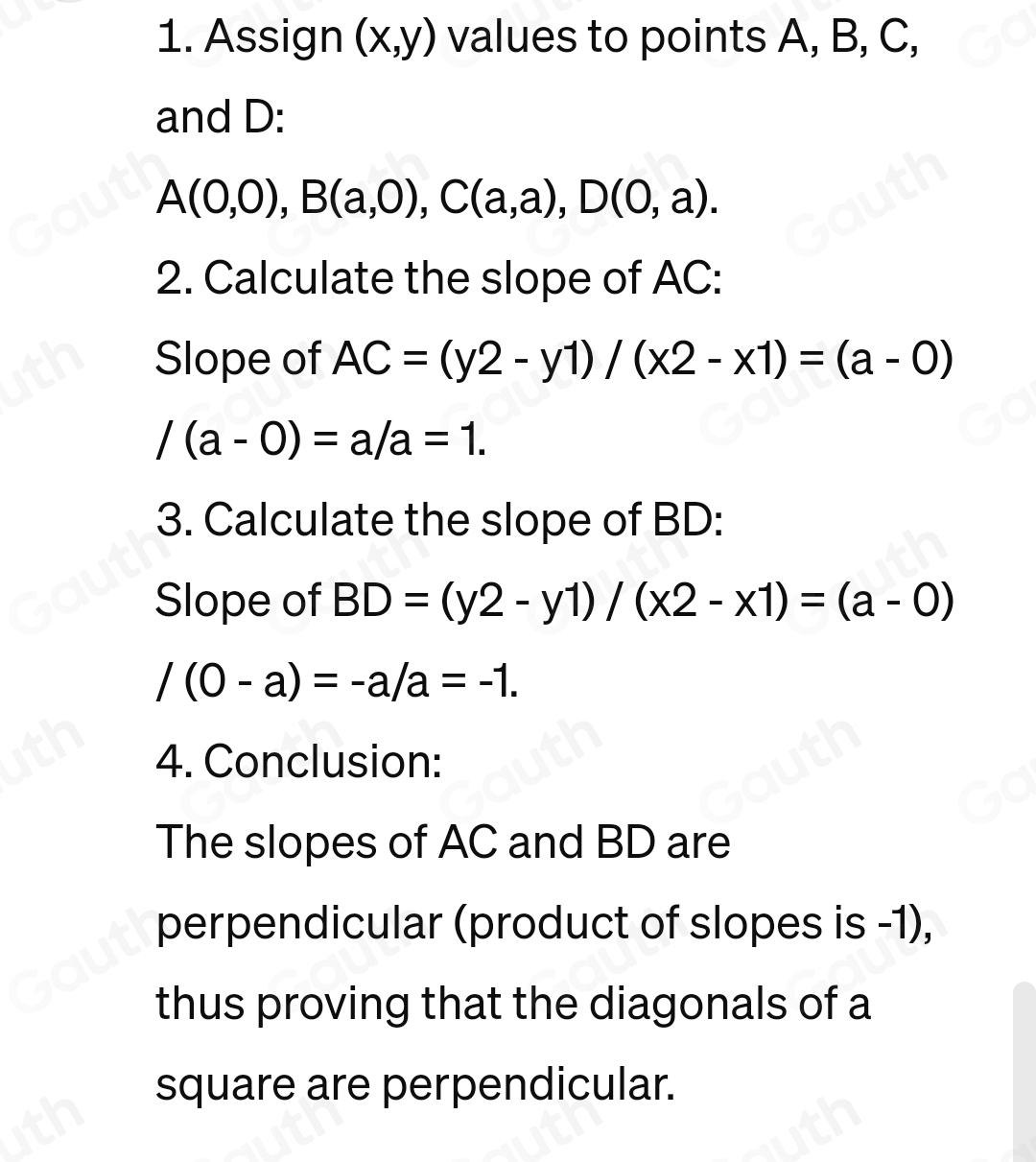 Solved: Complete the following proof. Show all of your work. Prove: The ...
