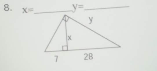 y=