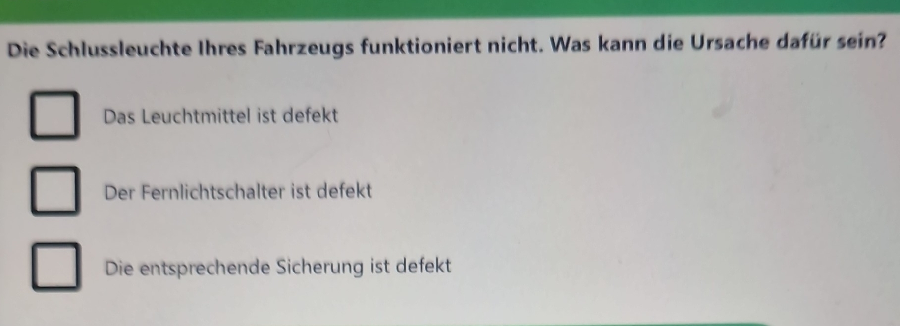 Die Schlussleuchte Ihres Fahrzeugs Funktioniert Nicht Was Kann Die Ursa