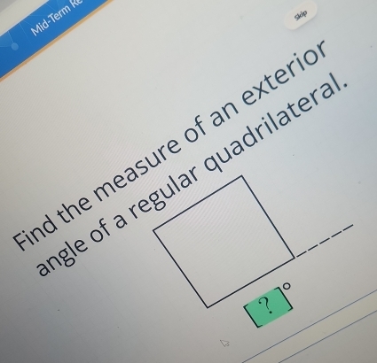 Skip
nd the measure of an exteric