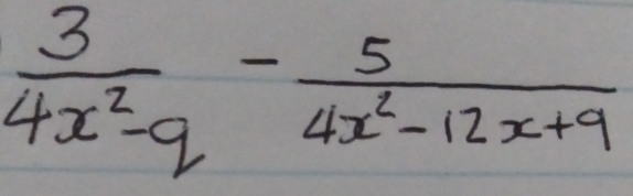  3/4x^2-q - 5/4x^2-12x+9 