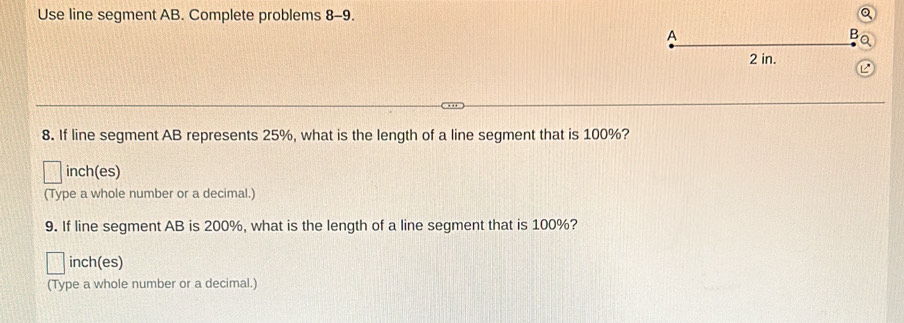Solved: Use line segment AB. Complete problems 8-9. a 8. If line ...