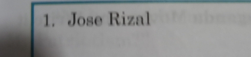 Jose Rizal