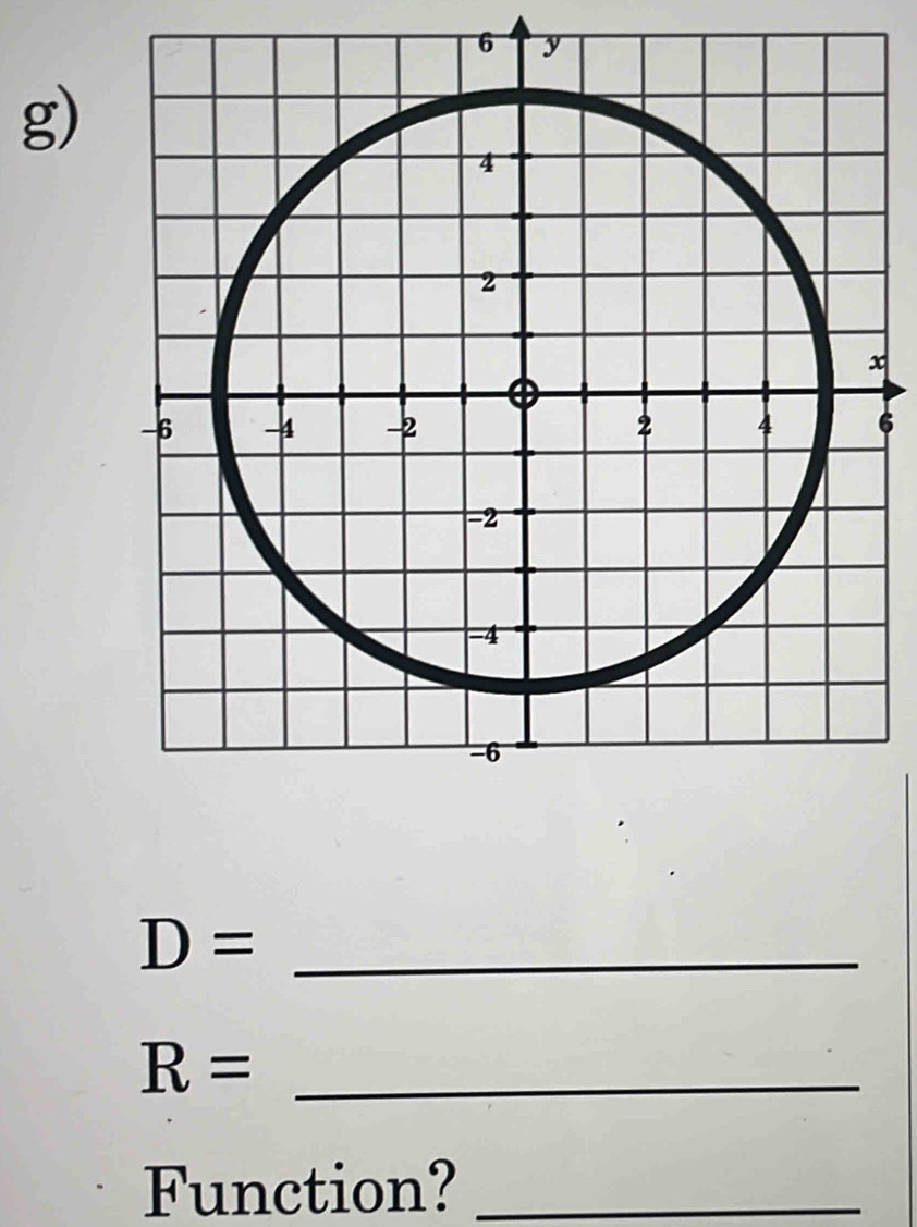 x
6
D= _
R= _ 
Function?_