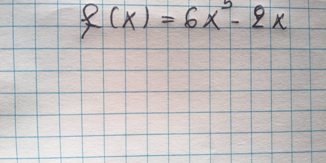 f(x)=6x^5-2x