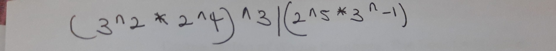 (3^n2*2^n4)^n3|(2^n5^*3^n-1)