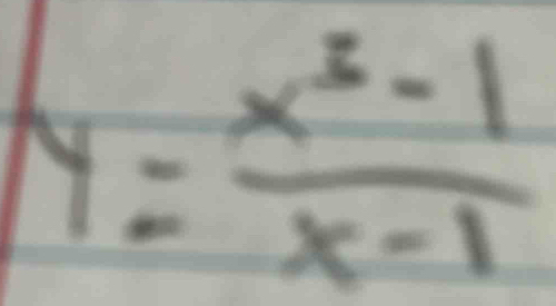 y= (x^3-1)/x-1 