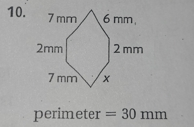 perimeter =30mm