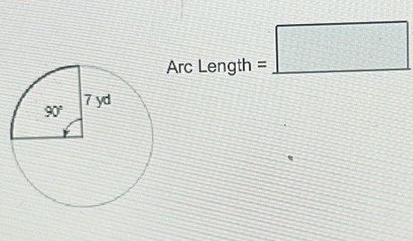 Arc Length =□