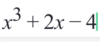 x^3+2x-4|