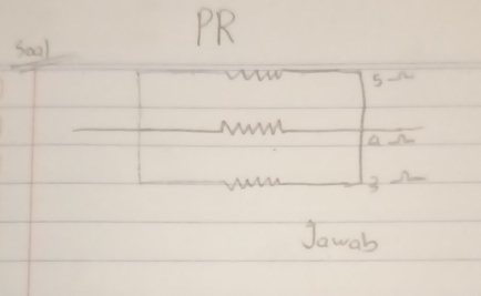 Soal 
PR 
5 -1
3
Jawab