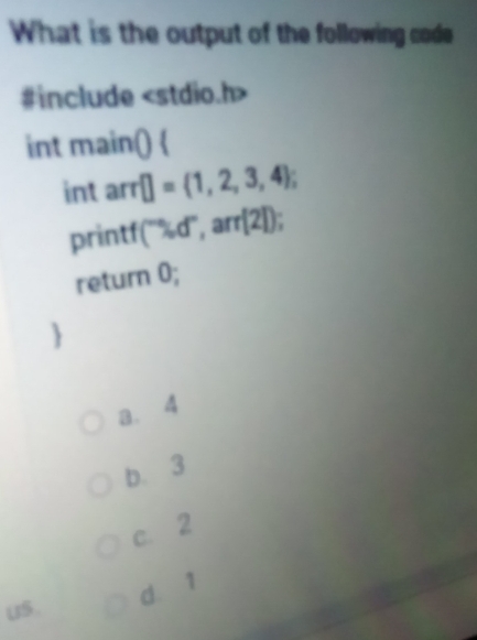 Solved: What is the output of the following code #include int main ...