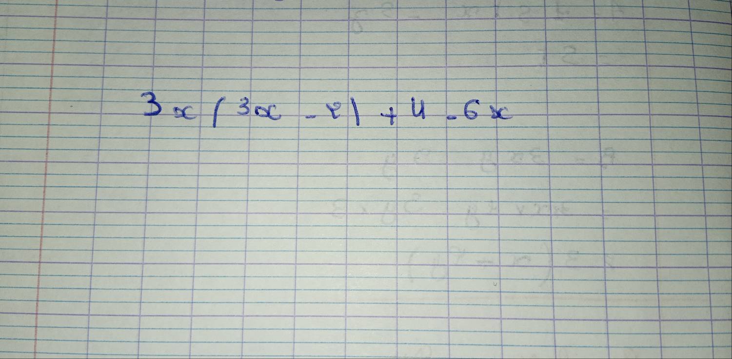 3x(3x-2)+4-6x