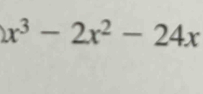 x^3-2x^2-24x