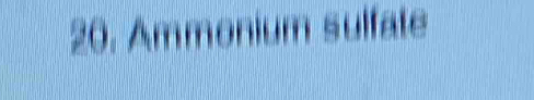 Ammonium sulfate