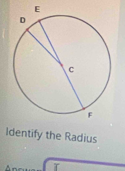 Identify the Radius