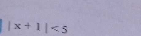 |x+1|<5</tex>