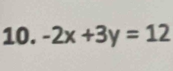 -2x+3y=12