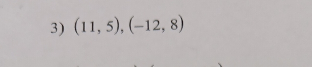 (11,5),(-12,8)