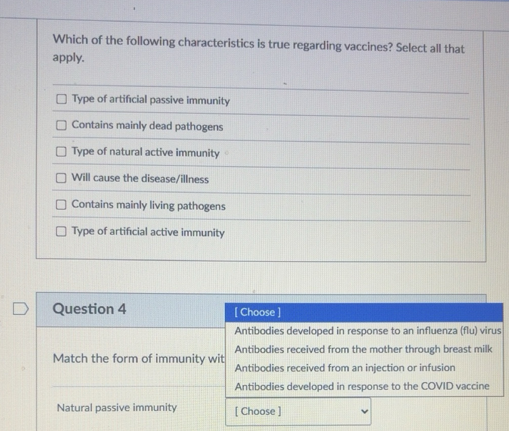 Solved: Which of the following characteristics is true regarding ...