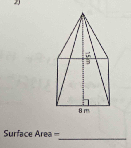 Surface Area =