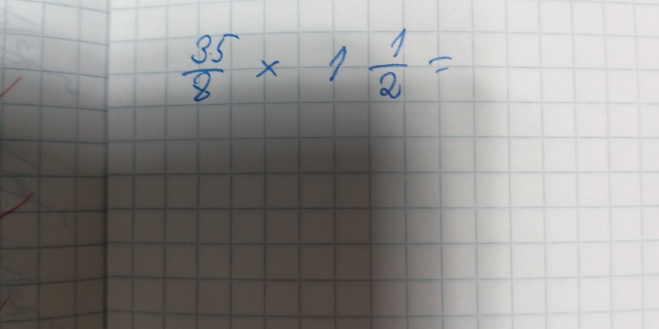  35/8 * 1 1/2 =