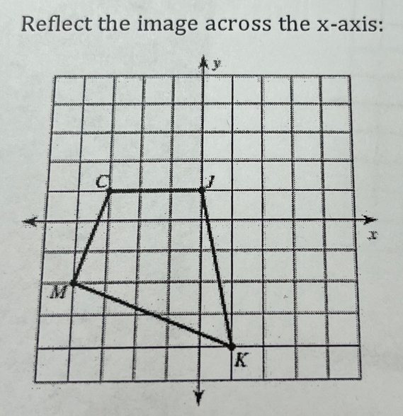 Reflect the image across the x-axis: