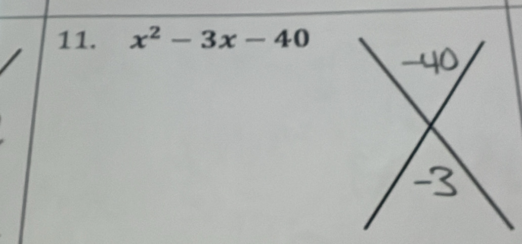 x^2-3x-40