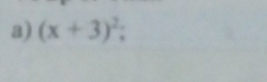 (x+3)^2