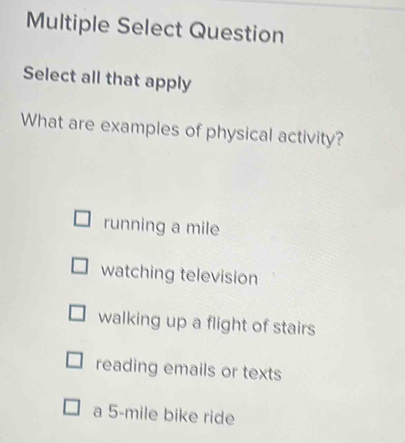 Solved: Multiple Select Question Select all that apply What are ...