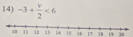 -3+ v/2 <6</tex>
17 19 20